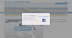 Desktop Screenshot of agencevandenbroucke.be